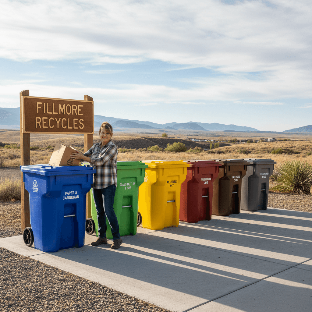 Recycling drop-off location