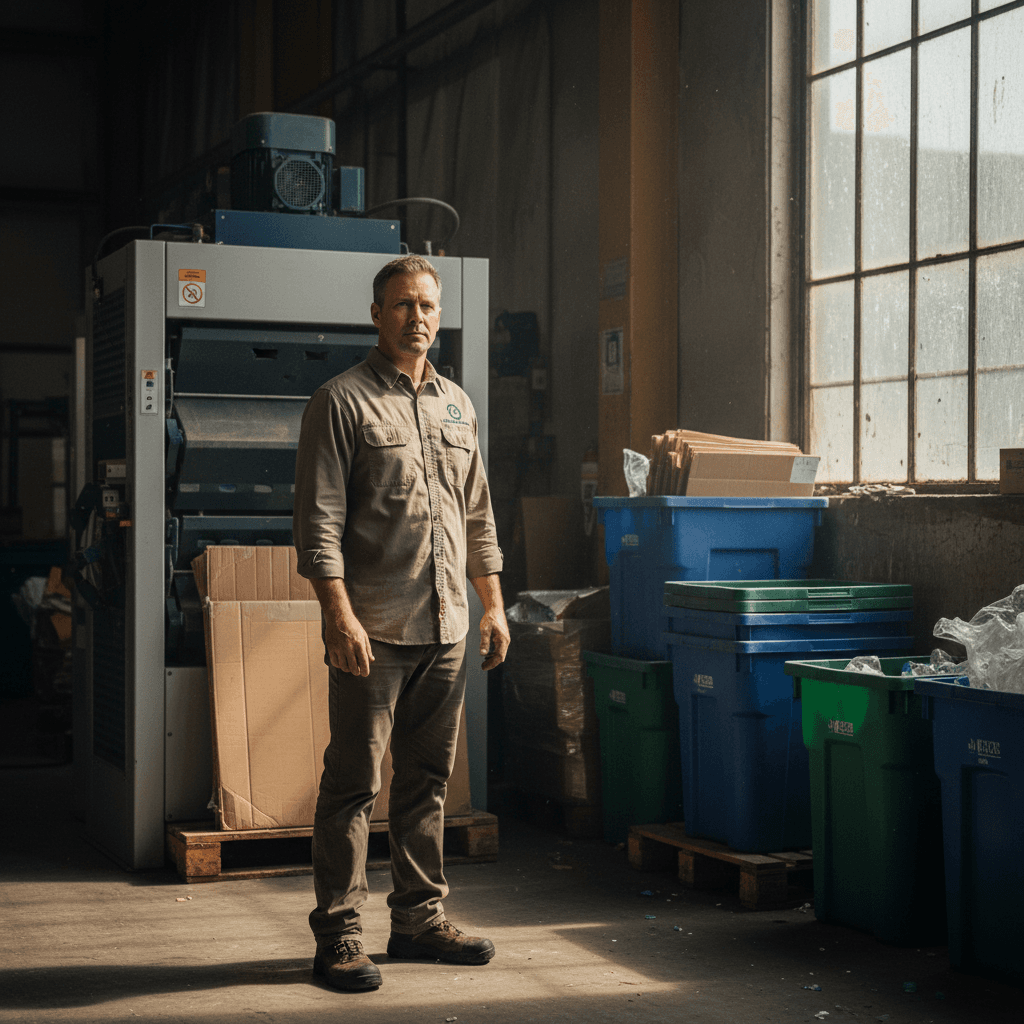Jason Goble, founder of Millard Recycling